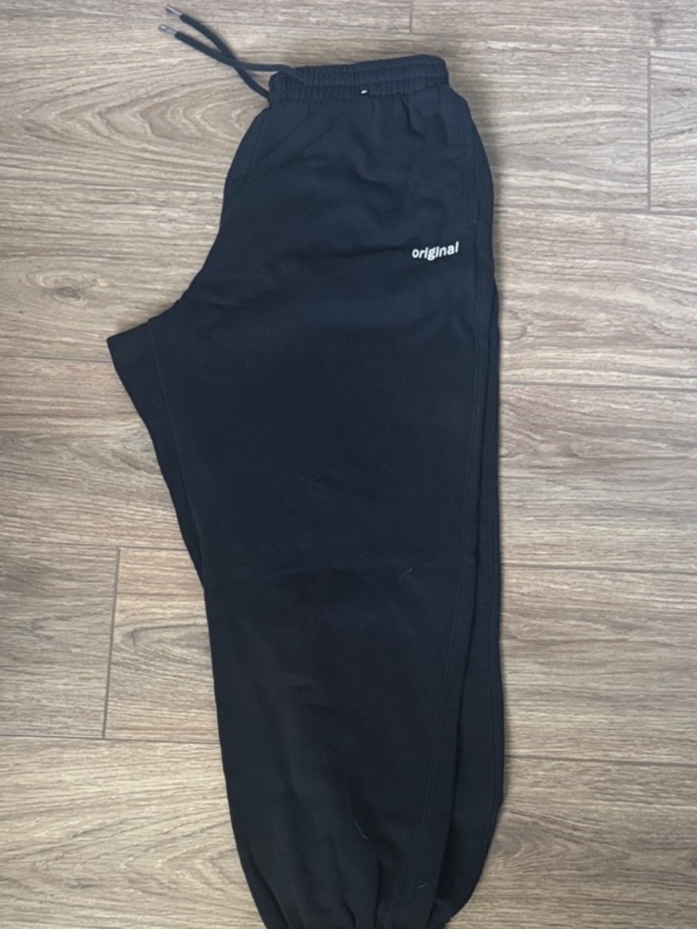 H&M Black Logo Joggers